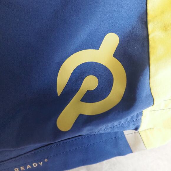 Peloton x Fourlaps Athletic Shorts Men's Size M Blue Training Workout RE-UP - Picture 5 of 10